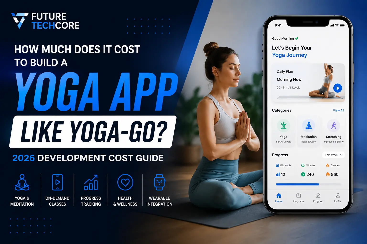 cost-to-build-yoga-app-like-yoga-go-2026 Cost to build a yoga app like Yoga-Go in 2026 with mobile yoga app development, meditation, progress tracking, and wellness features.