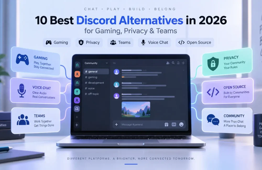 Best Discord alternatives in 2026 for gaming, privacy, teams, voice chat, and open-source communities